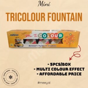 Mini Tri Colour Fountain-5Pcs/Box - Image 2