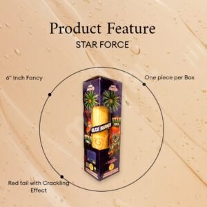 Star Force-6" Inch Fancy-1pc/Box - Image 2