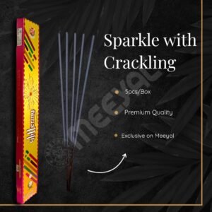 30 Cm Crackling Sparklers-5pcs/Box - Image 2