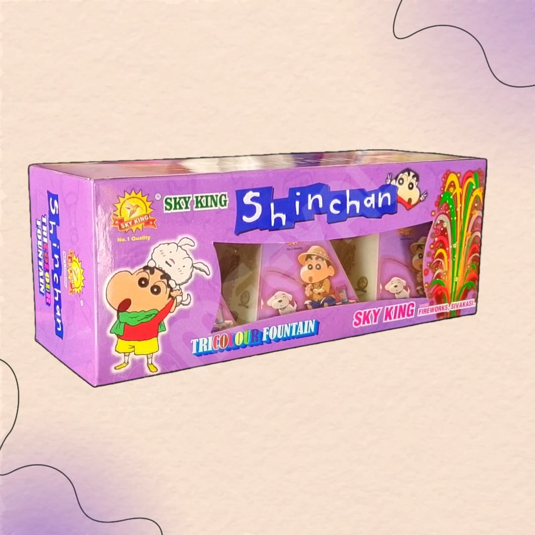 myl-skyking-shinchan-2.jpg Shin Chan(Tricolour Fountain)-3pcs/Box - Image 1