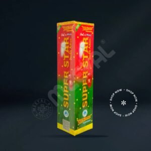 Super Star Red&White-1Pc/Box-1.25" Fancy