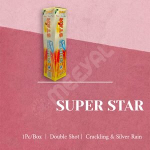 Super Star Crack & Silver Rain-1Pc/Box-1.25" Fancy - Image 2