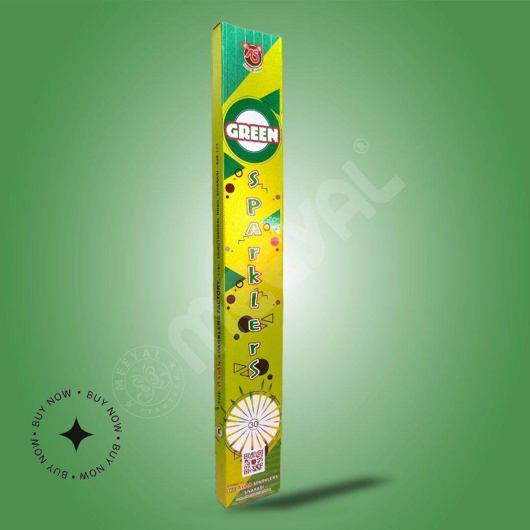 myl-asian-31.jpg 30 Cm Green Sparklers-5pcs/Box - Image 1